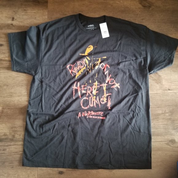 Nightmare on Elm Street T-Shirt - Ready or Not Here I Come - Picture 1 of 4